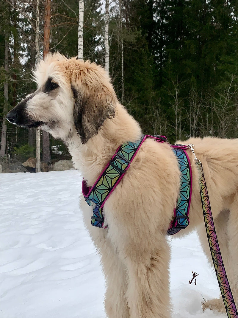 3D- PINK REFLECTIVE HARNESS